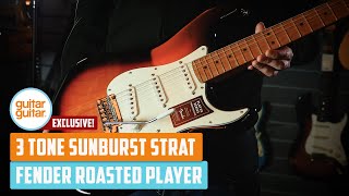 Fender Roasted Player 3 Tone Sunburst Strat | guitarguitar exclusive