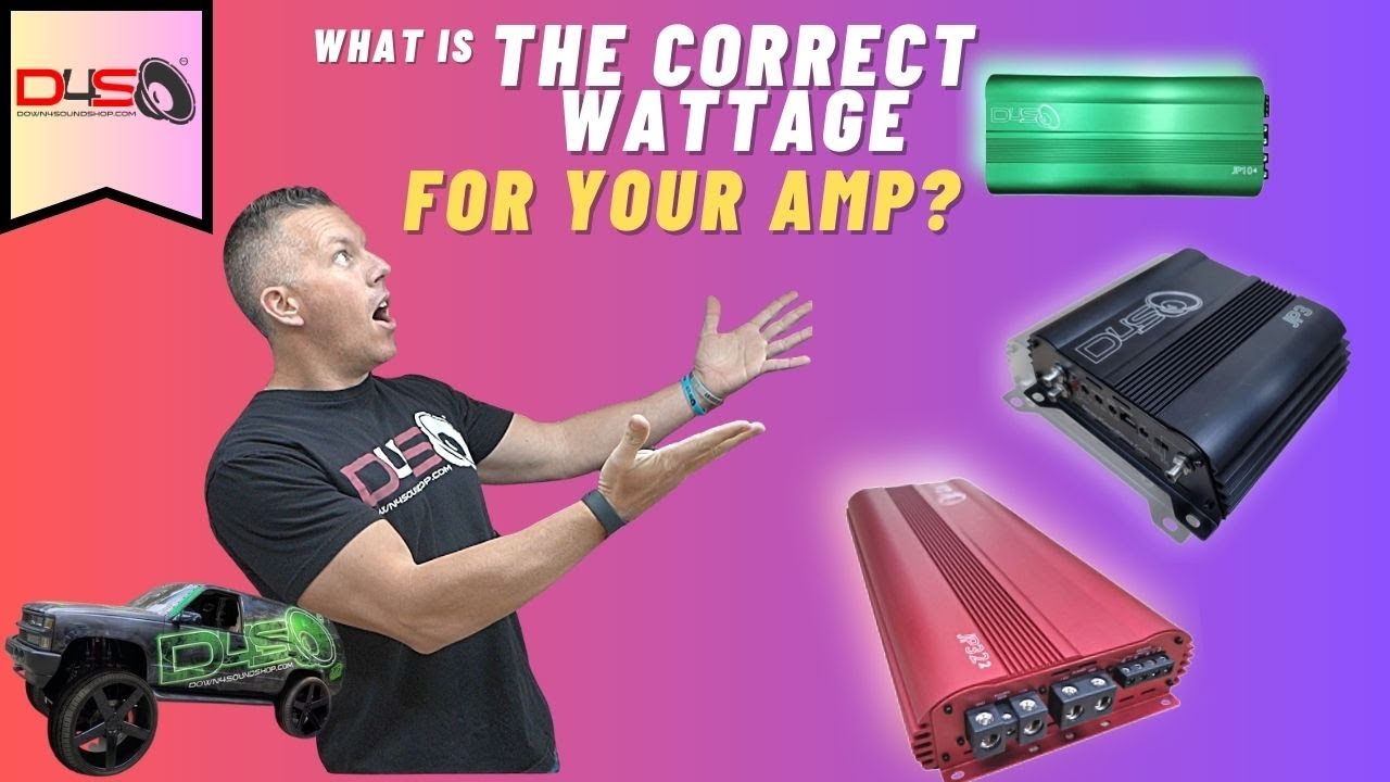 HOW TO DETERMINE CORRECT AMPLIFIER WATTAGE FOR YOUR SUBWOOFER - YouTube