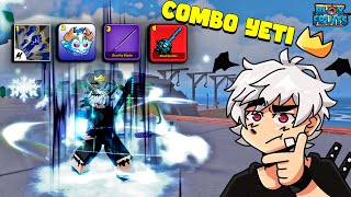 USEI A YETI PELA PRIMEIRA VEZ INDO PVP E AMASSEI GERAL NO BLOX FRUITS!!😎❄️