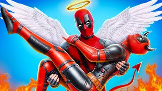 Deadpool TRAPPED Between Heaven & Hell! Deadpool vs Superhero!