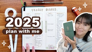 My 2025 small art business plan 🌱 my bullet journal \u0026 Notion, revenue goals, planning shop updates