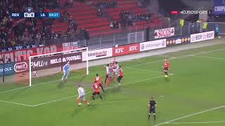 Rennes 0-1 Lille - Nicolas Pepe 65'
