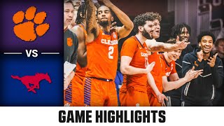 Clemson vs. SMU Game Highlights | 2024-25 ACC Men's Basketball