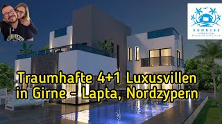 Günstige 4+1 Luxusvillen in Girne - Lapta, Nordzypern