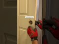 door lock installation kit