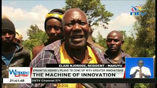 Murang'a man makes a make-shift vehicle fashioned after a tractor