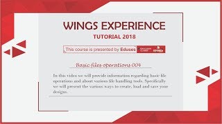 Wings eXperience Basic File Operations