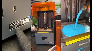 Unboxing Creality 14k resolution resin 3D printer: Halot Mage S