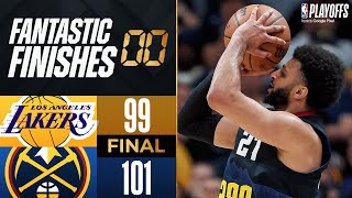 Final 5:08 MUST-SEE ENDING Lakers at Nuggets 👀 | Game 2 | April 22, 2024