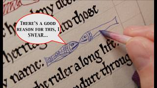 If you look closely, you can watch manuscript history in progress (OR: Secrets of the Fishy Psalter)