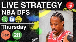 NBA DFS Strategy Thursday 12/28/23 | DraftKings & FanDuel NBA Lineup Picks