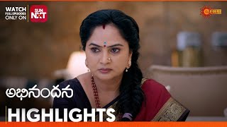 Abhinandana - Highlights of the day | Watch full EP only on Sun NXT | 10 Dec 2024 | Gemini TV