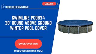 Swimline PCO834 30' Round Above Ground Winter Pool Cover