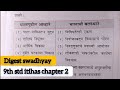 भारत १९६० नंतरच्या घडामोडी स्वाध्याय | नववी इतिहास| bharat 1960 nantarchya ghadamodi swadhyay |std 9