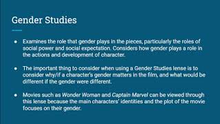 Cultural Criticism Notes and Directions Video