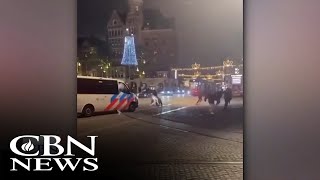 Pro-Palestinian Mob Attacks Israeli Jews at Amsterdam Soccer Match