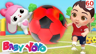 Soccer Game with TToTTo | Learn Colors | Preschool colours word | more nursery rhymes | Baby yoyo