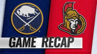 Anderson, Senators shut out Sabres