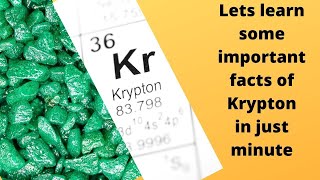 Element of the day(Krypton)