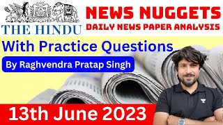 The HINDU for CLAT 2024 (13th June) | Current Affairs by Unacademy | Daily Newspaper Analysis
