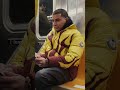 Drawing a random man on subway *wholesome*