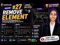 LeetCode 27: Remove Element | Easy C++ Solution Explained