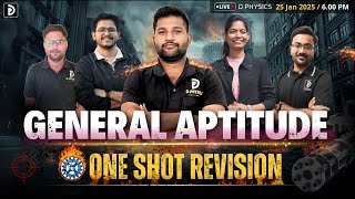General Aptitude || One Shot Revision | CSIR-NET 2025, GATE, JEST | Padekar Sir | D PHYSICS