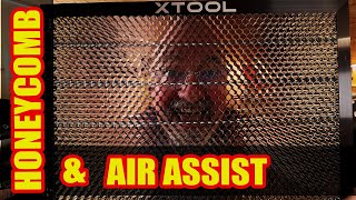 Xtool D1 Pro | Air assist and Honeycomb Bed