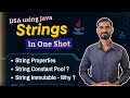 String in Java (DSA) 🚀 | String Constant Pool & Memory Management Explained | Immutable Strings