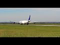 manchester airport 13 hd airblue airbus a340 300 departure 06 05 13