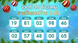 สถิติรางวัลเลขท้าย 2 ตัว ย้อนหลัง 10 ปี