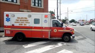 PFD Medic 294 responding Yelp, HiLo, Manual, Horn, and Wail