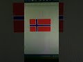 Making Norway flag in python. #python