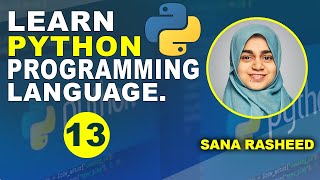 Python Full Course | Write File | Python for Beginners | Lecture 13