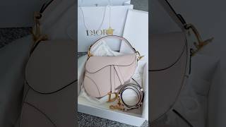 dior saddle bag 💖 #dior #powderpinksaddlebag #powderpink #unboxing #diorsaddlebag #diorunboxing