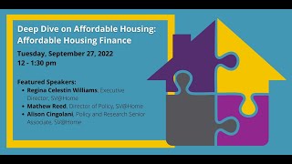 Deep Dive on Affordable Housing: Affordable Housing Finance