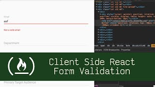 Client Side React Form Validation (P2D29) - Live Coding with Jesse