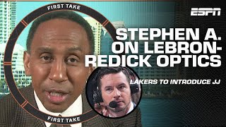 BAD OPTICS? 👀 Stephen A. addresses JJ Redick-Lakers criticism | First Take