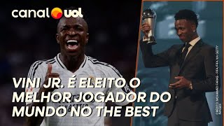 VINI JR. É ELEITO MELHOR JOGADOR DO MUNDO NO FIFA THE BEST; ASSISTA AO DISCURSO