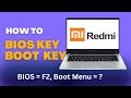 Redmi Book Boot Menu । BIOS Key । How to  Xiaomi Laptop Boot Key & BIOS Key