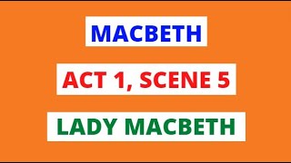Macbeth: Act 1, Scene 5 Lady Macbeth Language Analysis In 60 Seconds! | GCSE English Exams Revision!