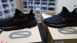 Adidas Yeezy Boost 350 v2 Infant Size 7 k BB 6372 Blk / Red Bred New