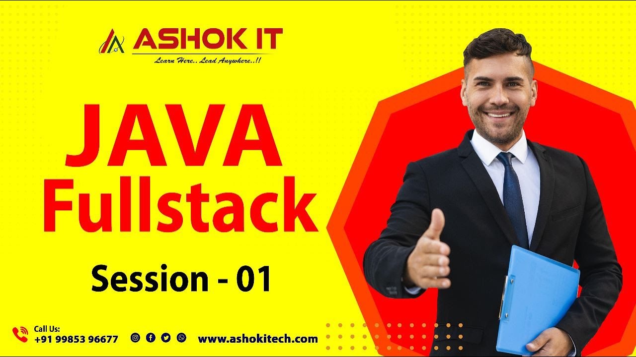 Java Fullstack Session 1 Ashok It Youtube