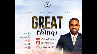 PPR || GREAT THINGS - DAY 3 || 29TH JAN 2025 || PST VICTOR EFORUOKU