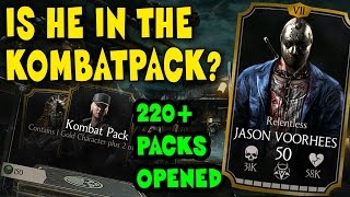 Biggest Kombat Pack opening in MKX Mobile! Is Relentless Jason in a kombat pack?