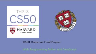 CS50 Web Programming Python and JavaScript: Capstone Final Project