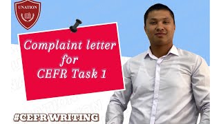 Complaint letter 1 (formal) for CEFR Writing Task 1