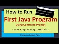 How to Compile and Run First Java Program (CMD & Notepad)