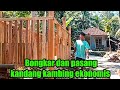 Bongkar,kirim dan pasang kandang kambing ekonomis 4x1,5meter +62 838-6962-0470