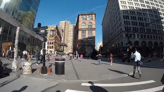 [Timelapse] Walking to Work in NYC - 7.5 Miles to Wall Street, Manhattan from Astoria, Queens